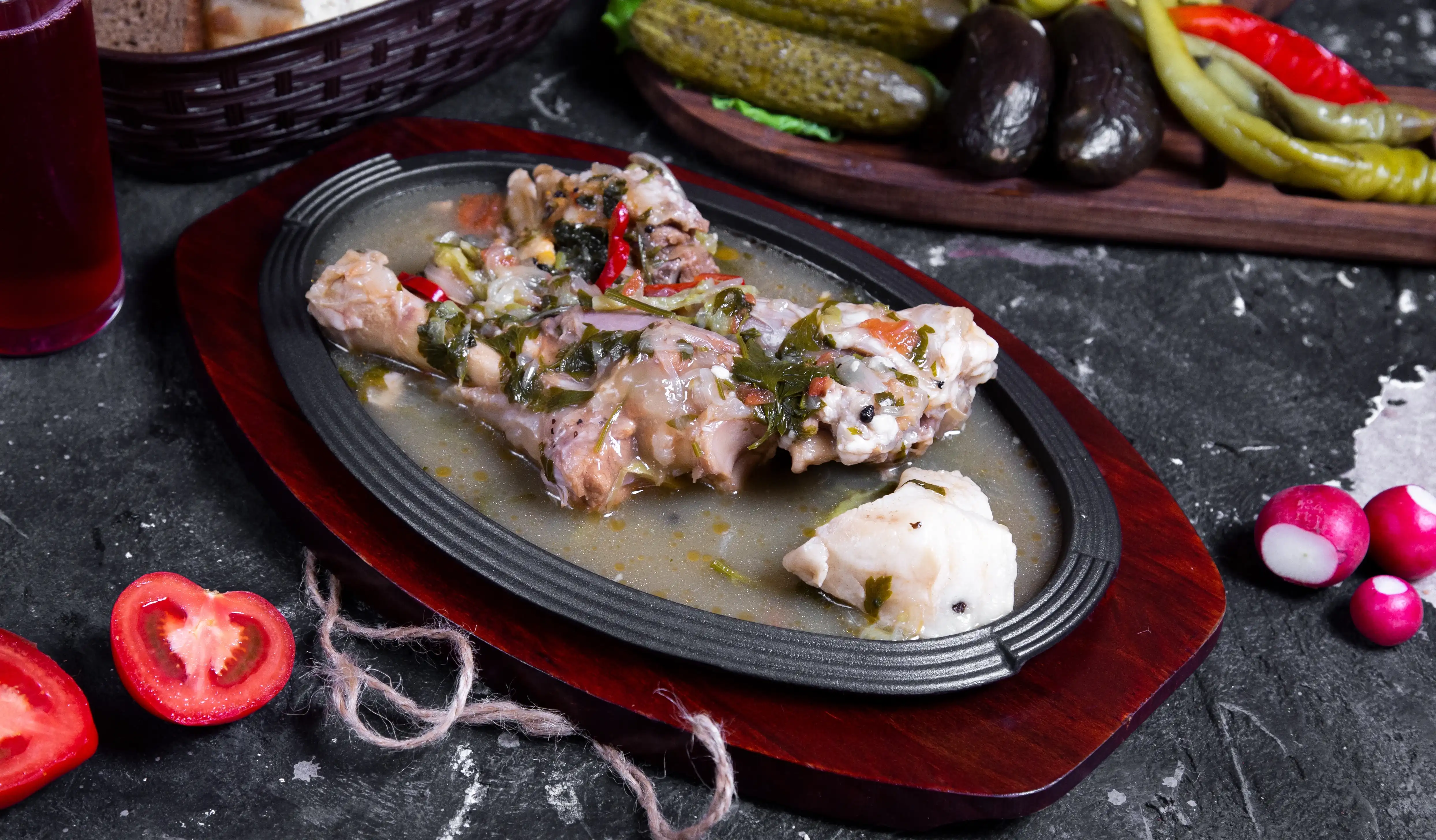 Boiled Meat Slices Szechuan dish at Spicy Wok Calgary NW